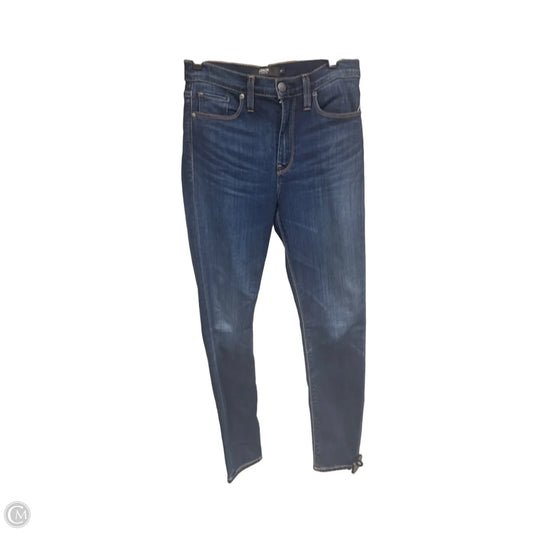Jeans Skinny By Hudson In Blue Denim, Size: 0