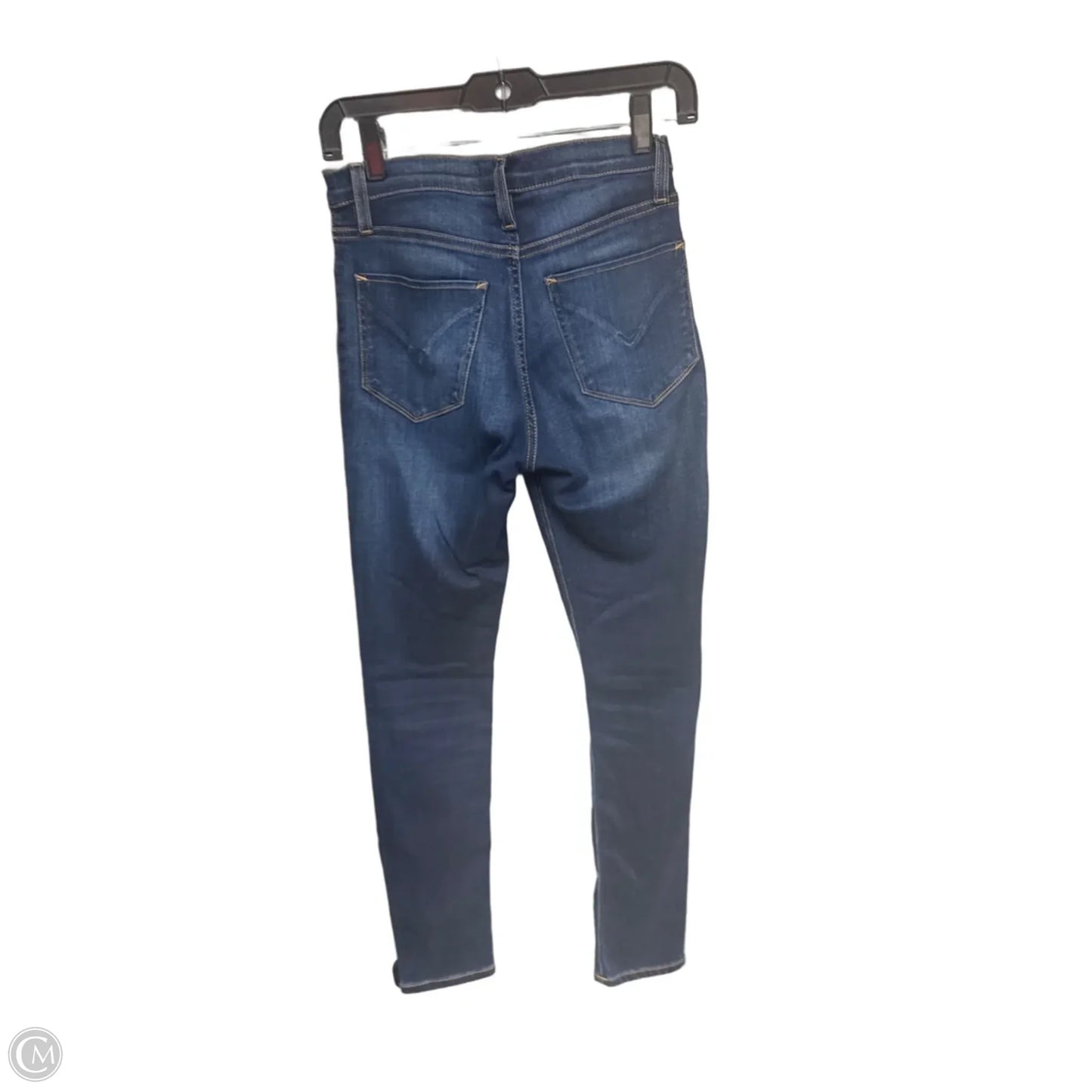 Jeans Skinny By Hudson In Blue Denim, Size: 0