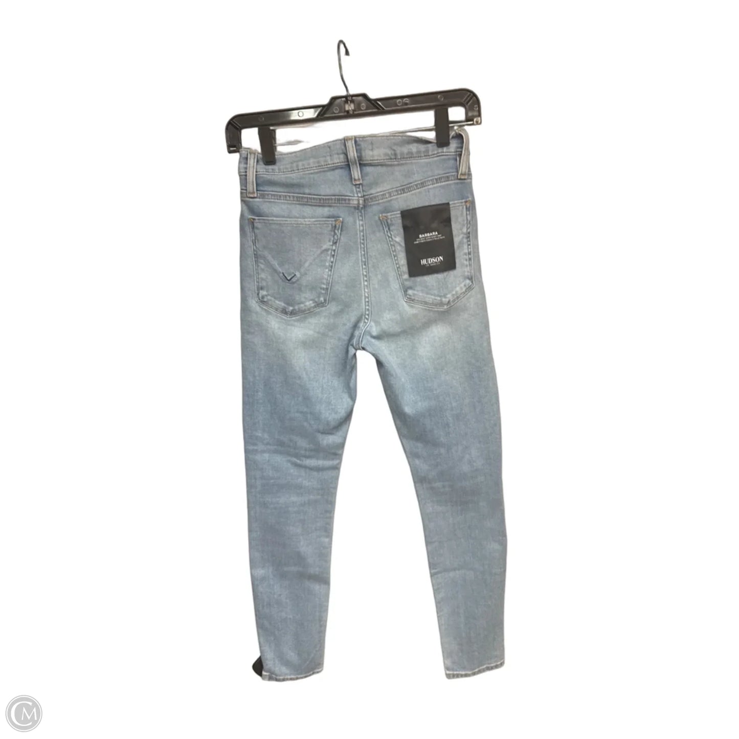 Jeans Skinny By Hudson In Blue Denim, Size: 0