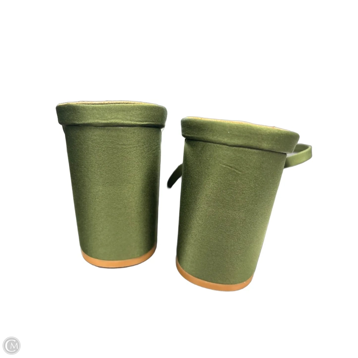 Shoes Heels Block By Clothes Mentor In Green, Size: