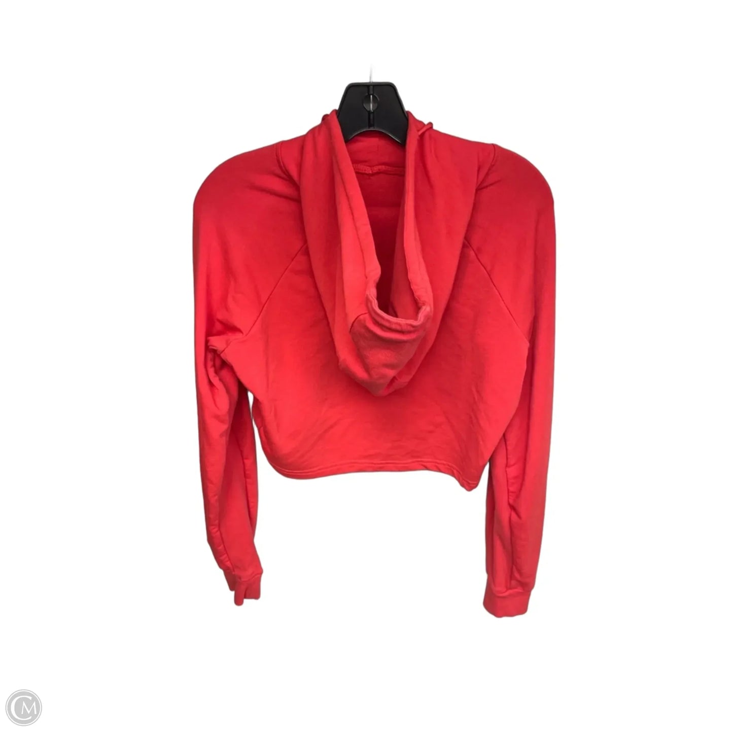 Athletic Sweatshirt Hoodie By Gym Shark In Red, Size: M