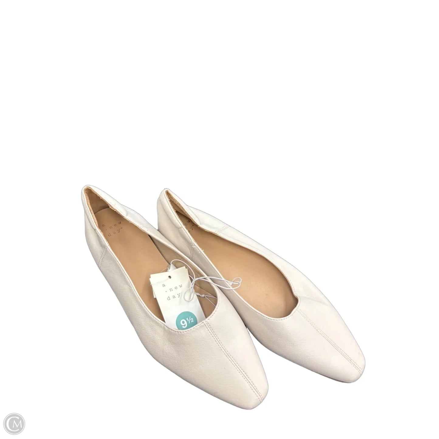 Shoes Flats By A New Day In Beige, Size: 9.5