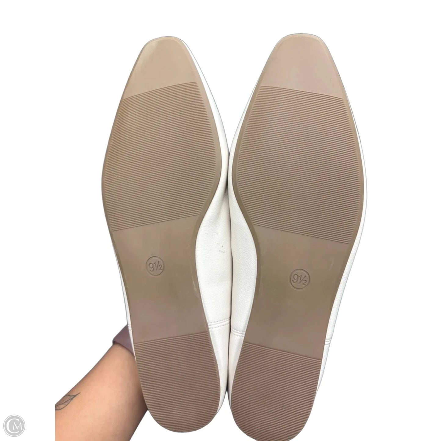 Shoes Flats By A New Day In Beige, Size: 9.5