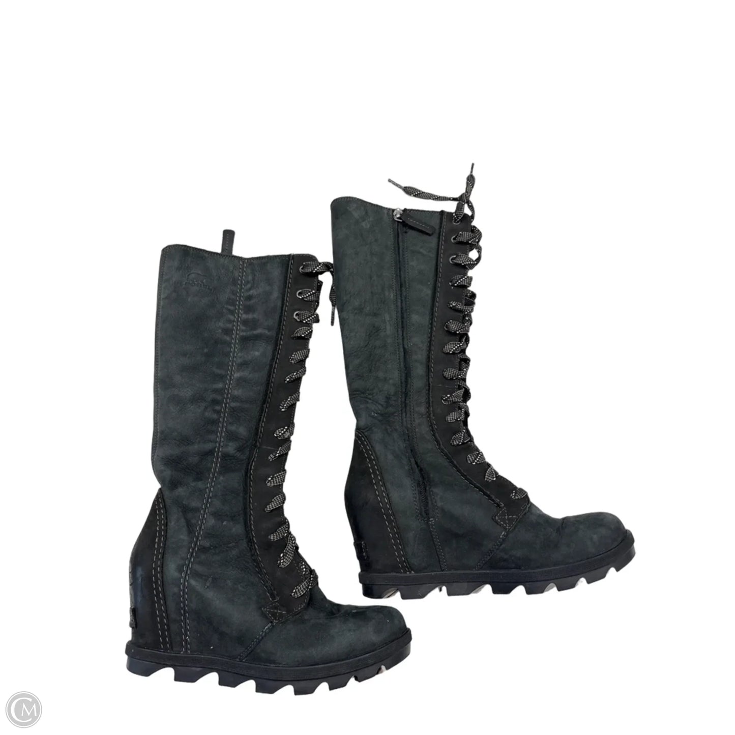 Boots Knee Flats By Sorel In Grey, Size: 7.5