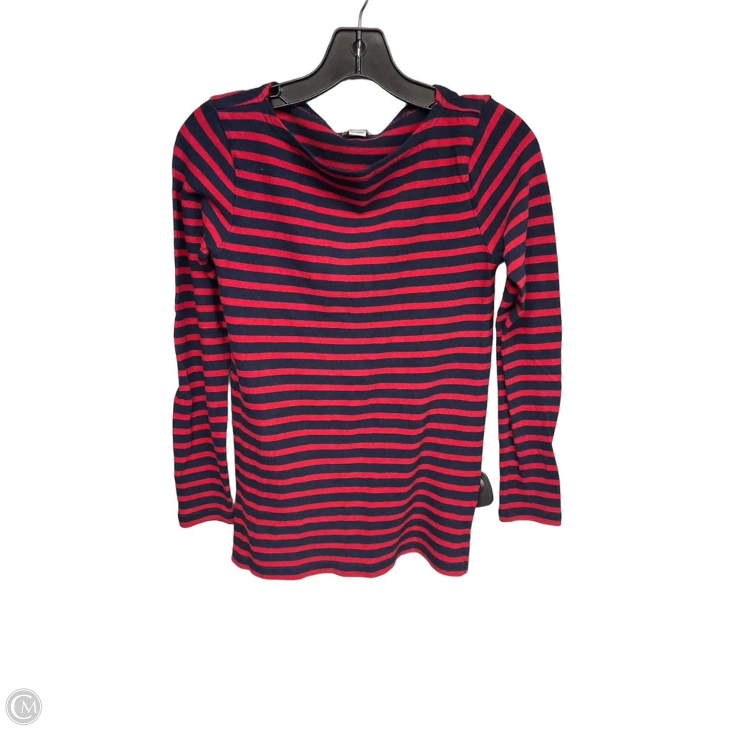 Top Long Sleeve By J. Crew In Striped Pattern, Size: Xs