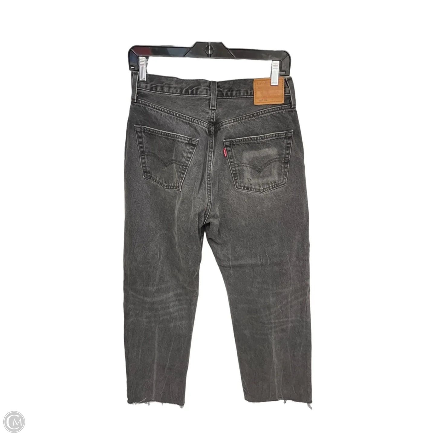 Jeans Straight By Levis In Black, Size: 6