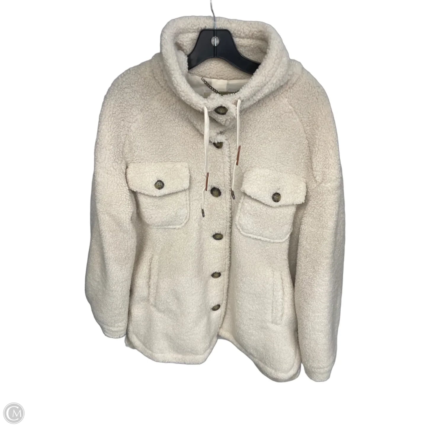 Jacket Faux Fur & Sherpa By Koolaburra By Ugg In Beige, Size: M