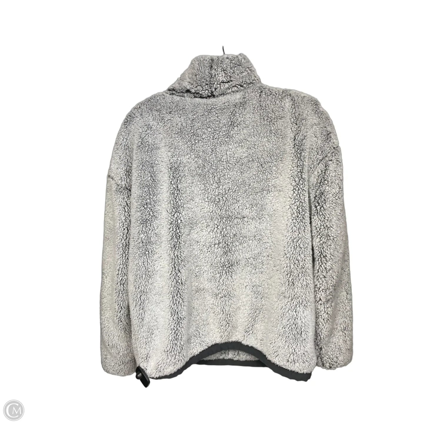 Jacket Faux Fur & Sherpa By Eddie Bauer In Grey, Size: M
