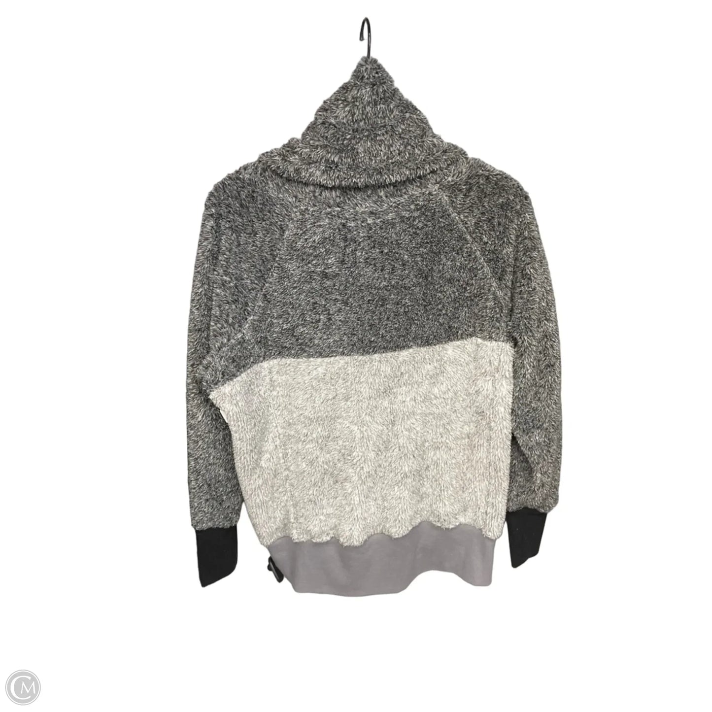 Jacket Fleece By Te Verde In Grey, Size: L