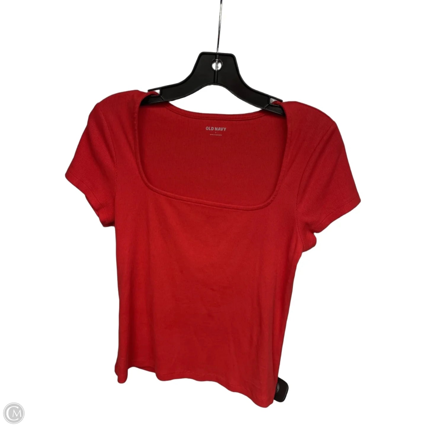 Top Short Sleeve By Old Navy In Red, Size: L