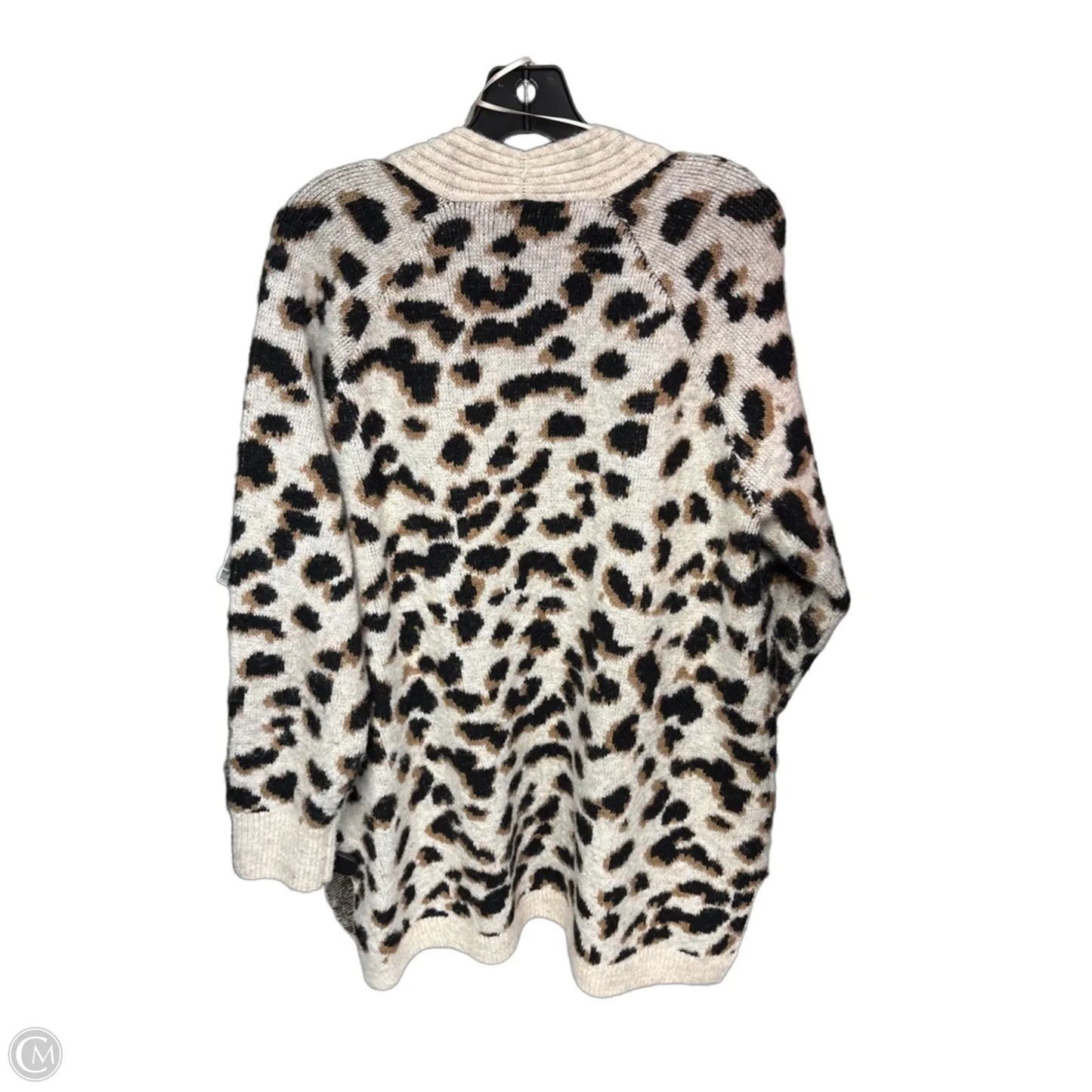 Cardigan By Terra & Sky In Animal Print, Size: 1x