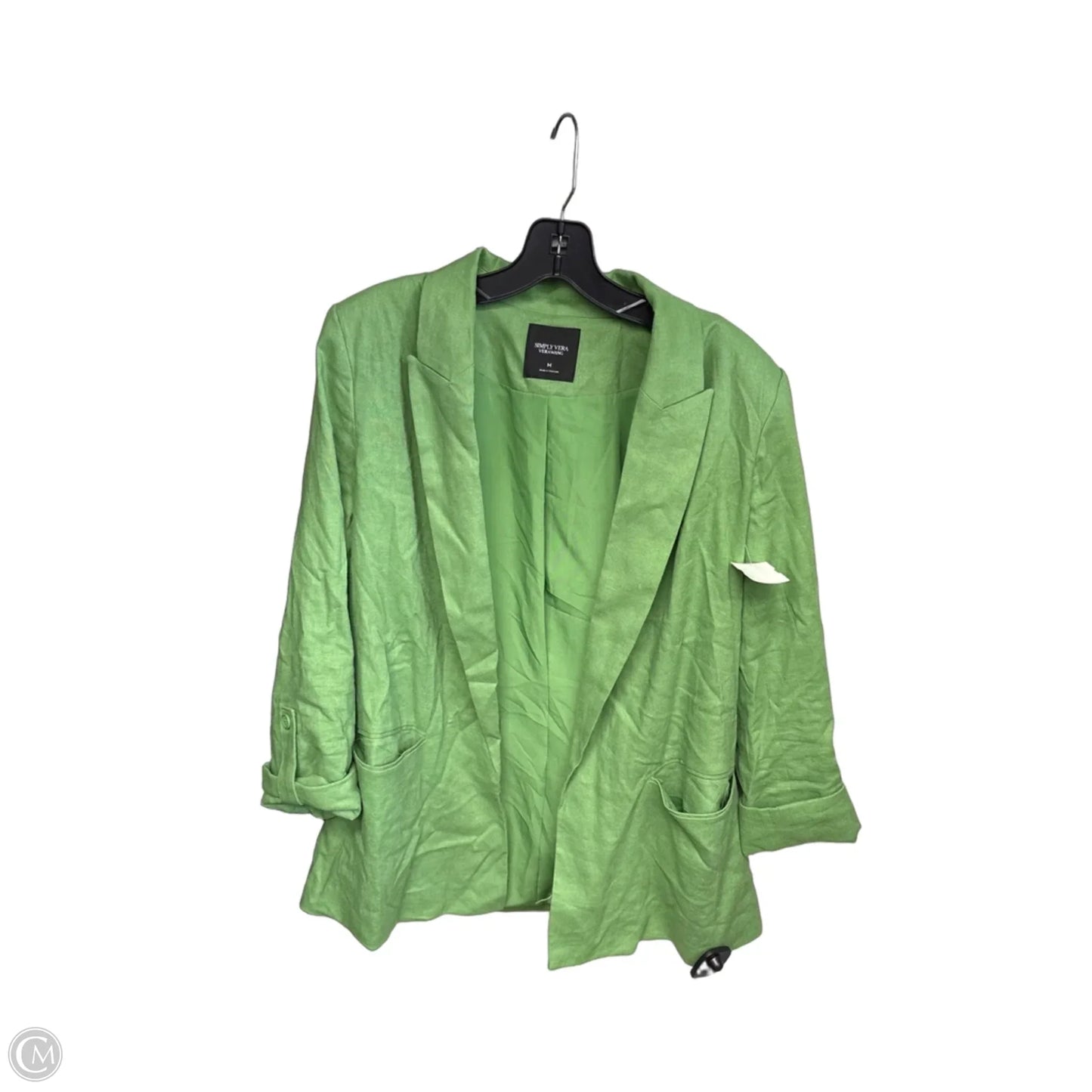 Blazer By Simply Vera In Green, Size: M