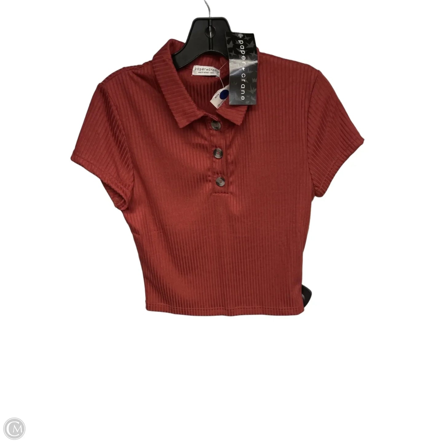 Top Short Sleeve By Paper Crane In Red, Size: S