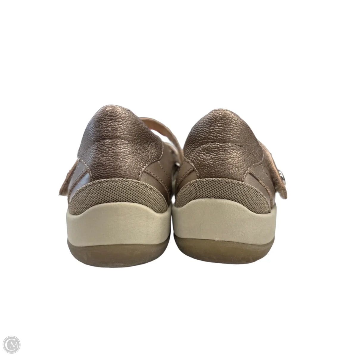 Shoes Flats By Earth In Gold, Size: 9