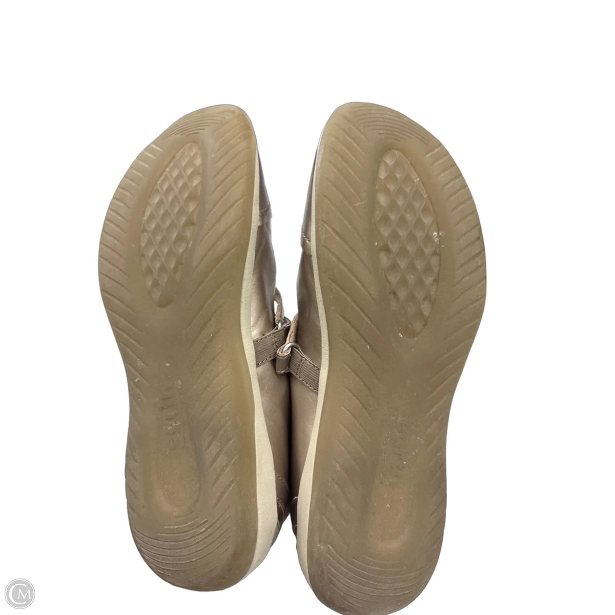Shoes Flats By Earth In Gold, Size: 9