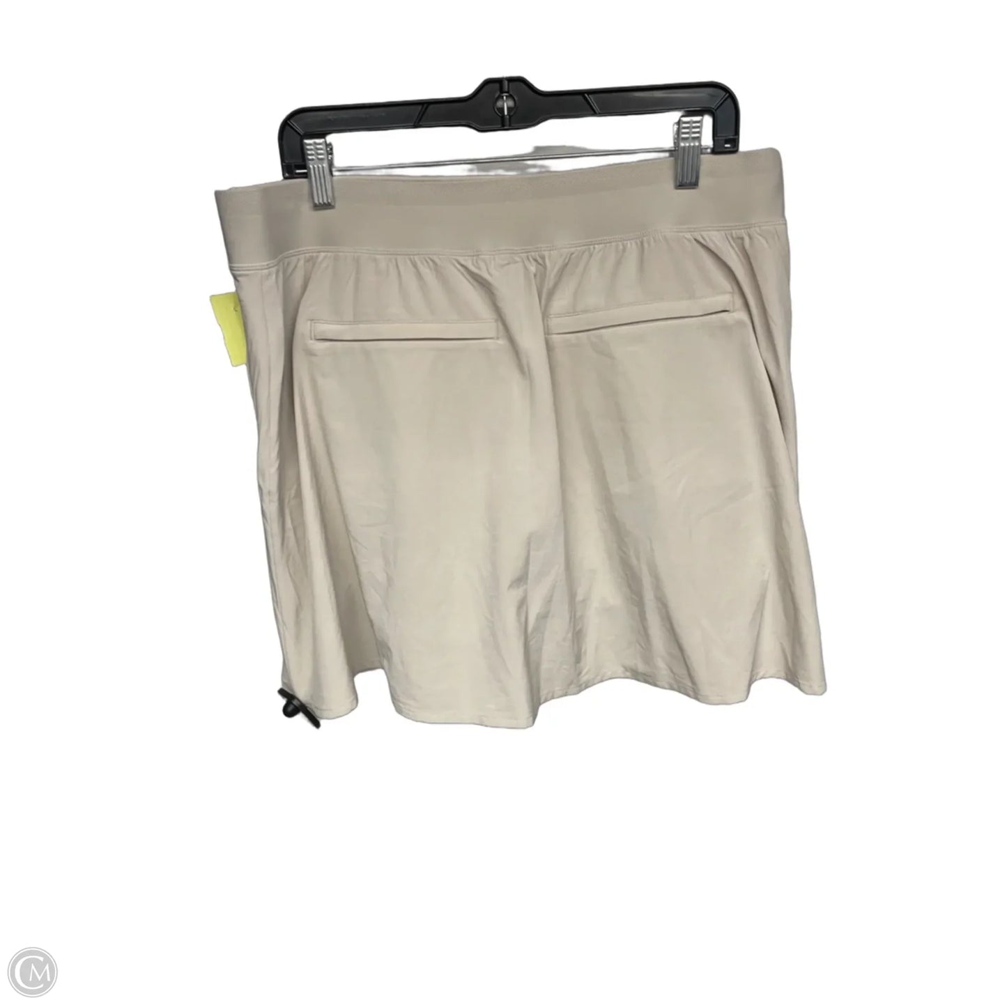 Athletic Skort By Athleta In Beige, Size: 16