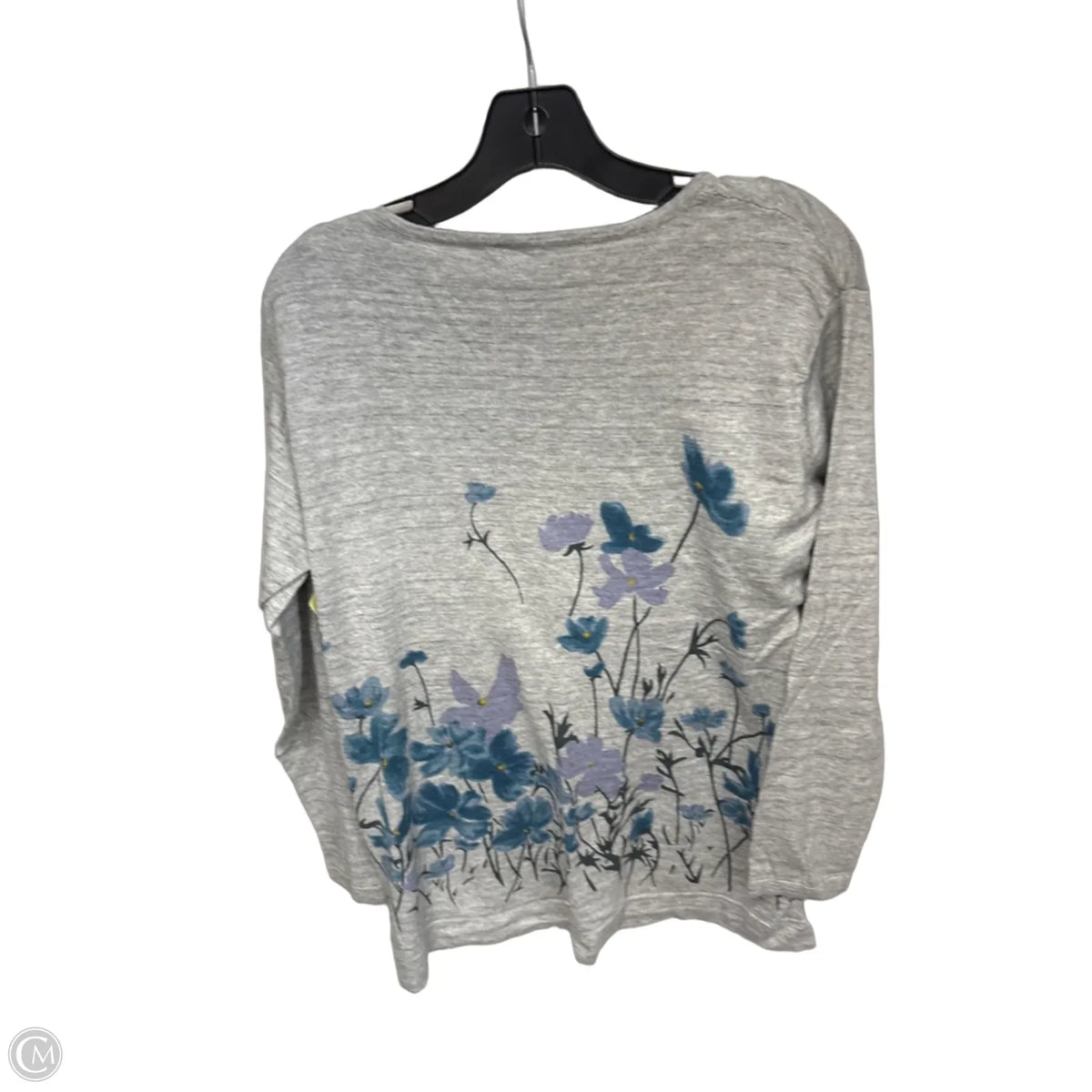 Top Long Sleeve By J. Jill In Grey, Size: M
