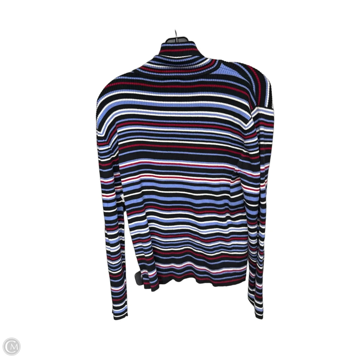 Top Long Sleeve By Talbots In Striped Pattern, Size: Xl