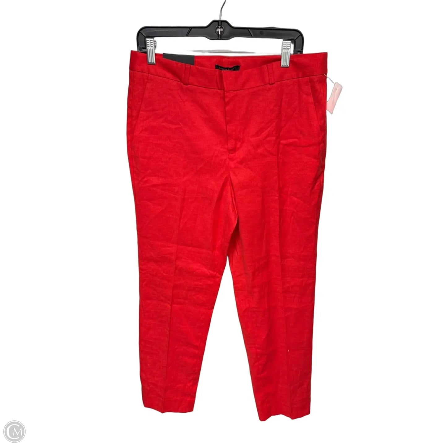 Pants Linen By Banana Republic In Red, Size: 10l