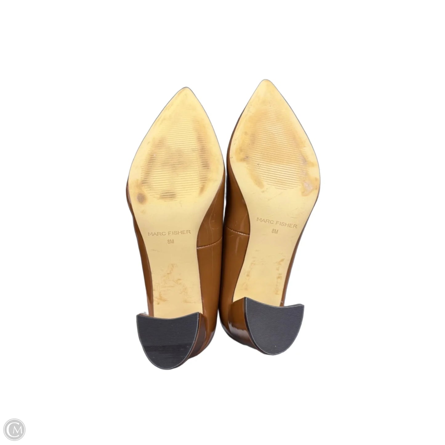 Shoes Heels Block By Marc Fisher In Brown, Size: 8