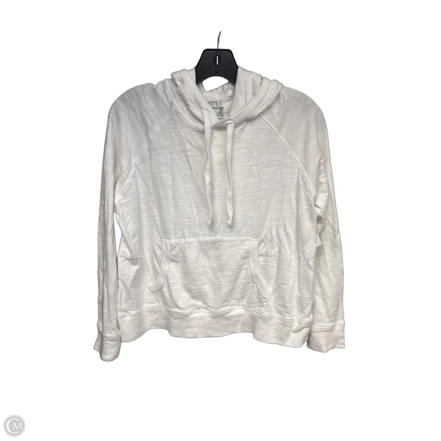 Top Long Sleeve By Faherty In White, Size: S