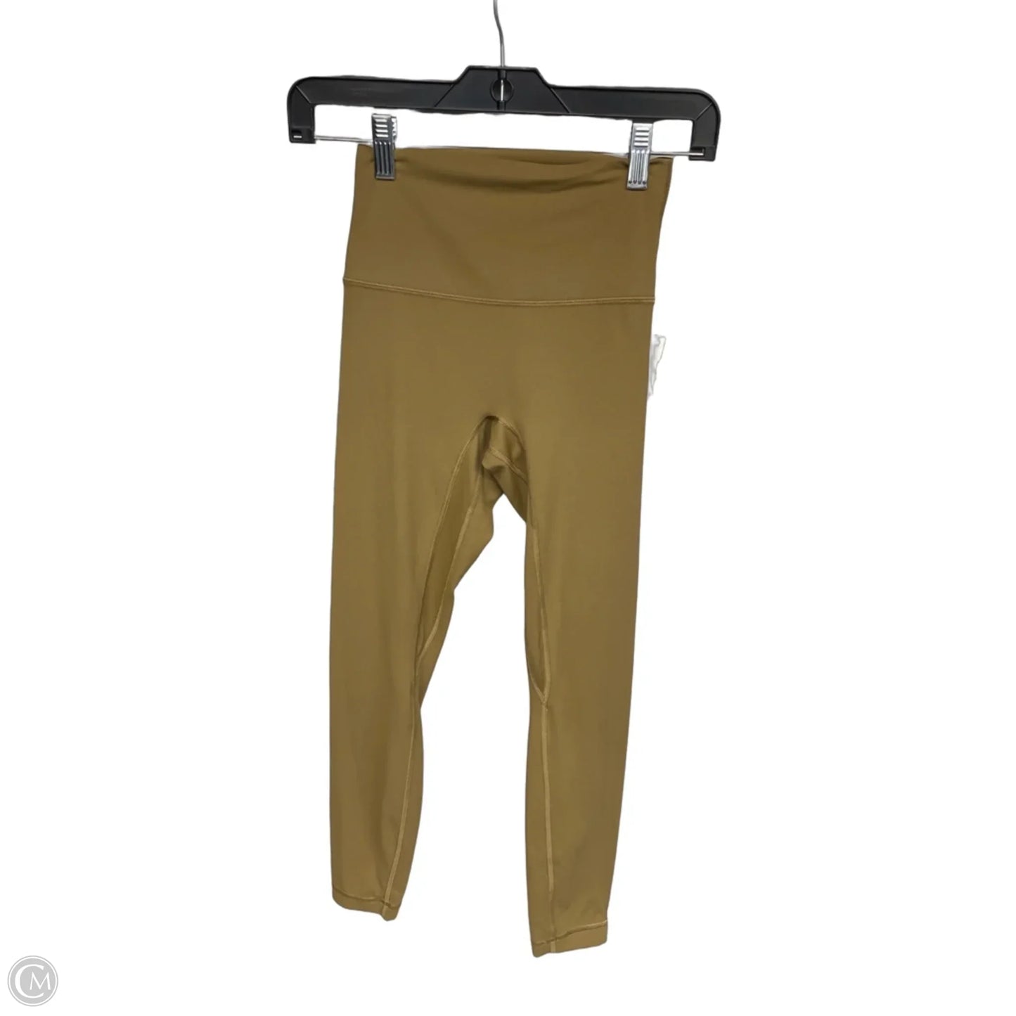 Athletic Capris By Lululemon In Green, Size: 4