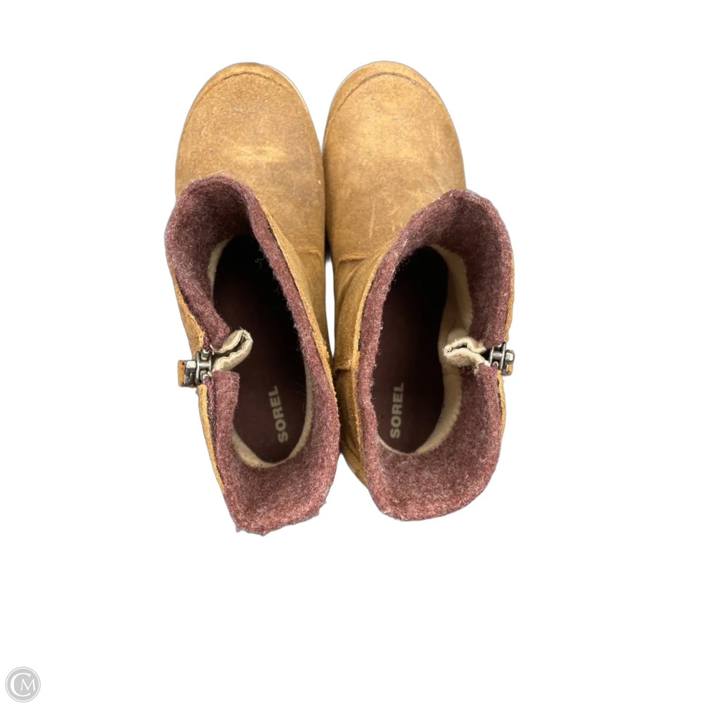 Boots Ankle Flats By Sorel In Brown, Size: 8