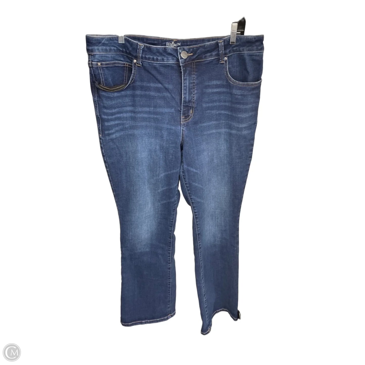Jeans Boot Cut By Maurices In Blue Denim, Size: 18
