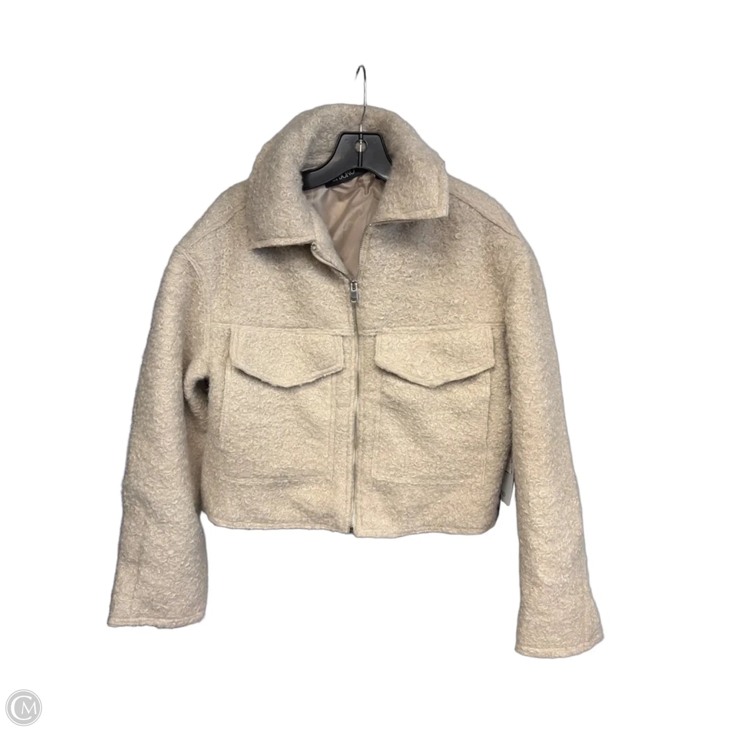 Jacket Faux Fur & Sherpa By Ci Sono In Tan, Size: S