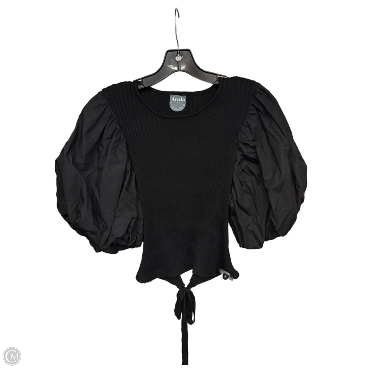 Top Short Sleeve By Arula In Black, Size: Xl