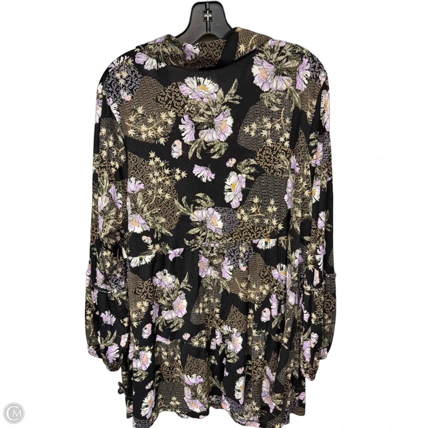 Top Long Sleeve By Style And Company In Black, Size: 2x