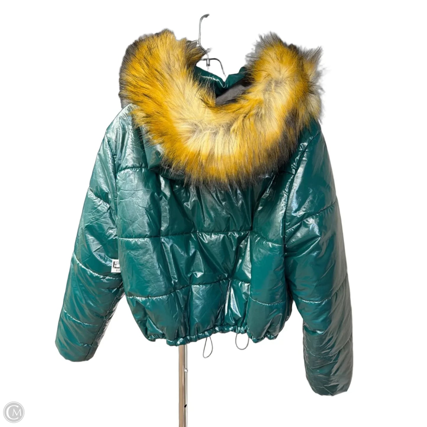 Jacket Puffer & Quilted By Clothes Mentor In Green, Size: Xxl