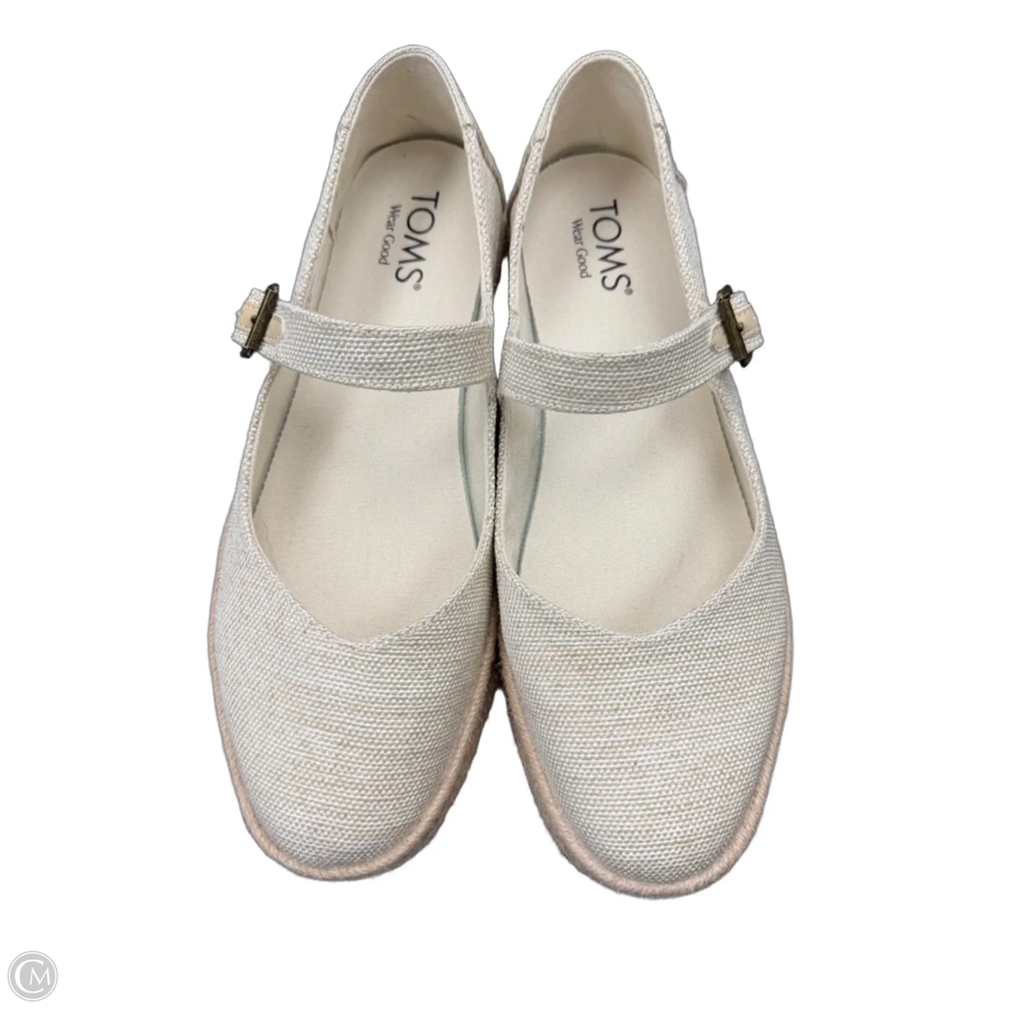 Shoes Flats By Toms In Tan, Size: 8.5