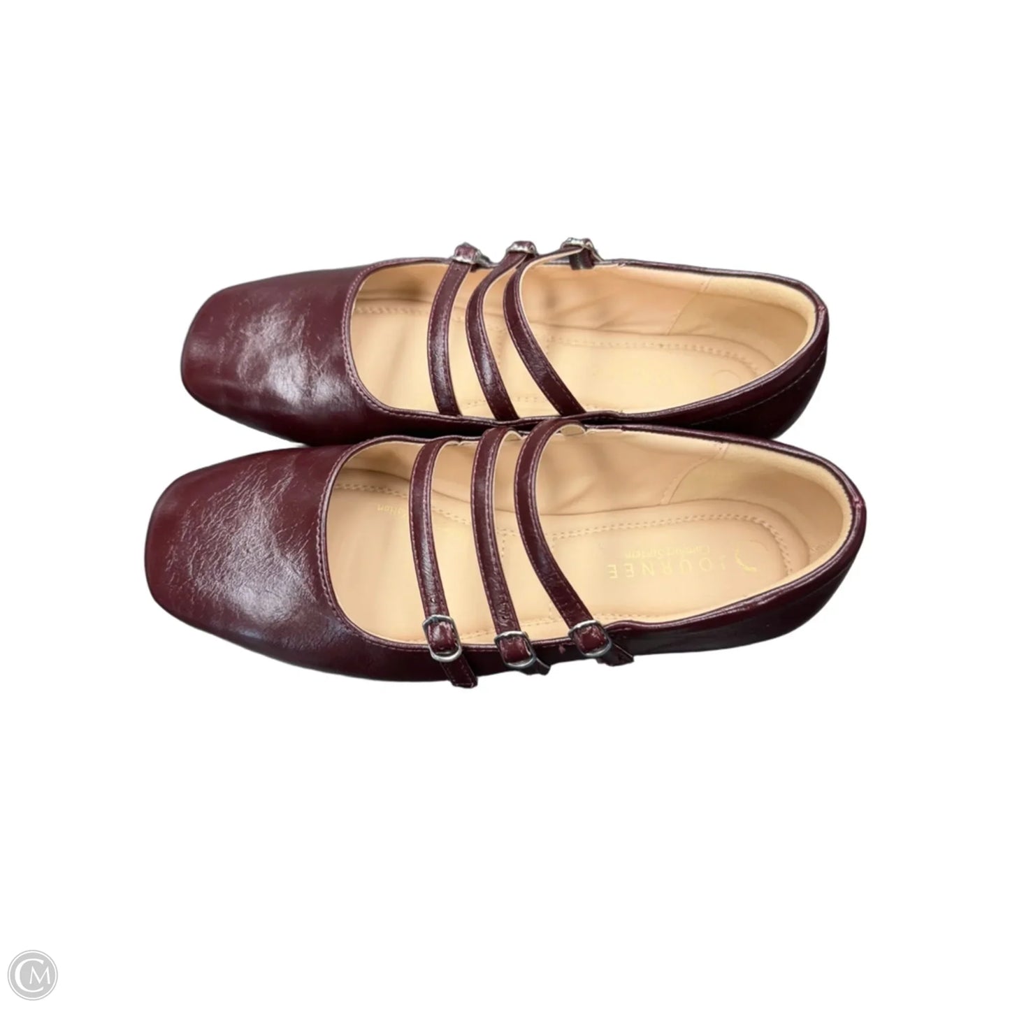 Shoes Flats By Journee In Maroon, Size: 8.5