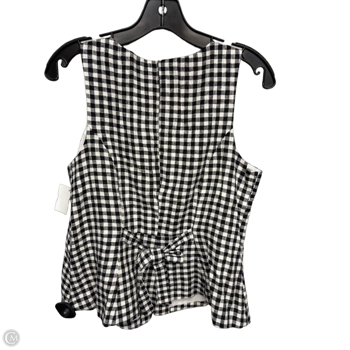 Top Sleeveless By Old Navy In Checkered Pattern, Size: M