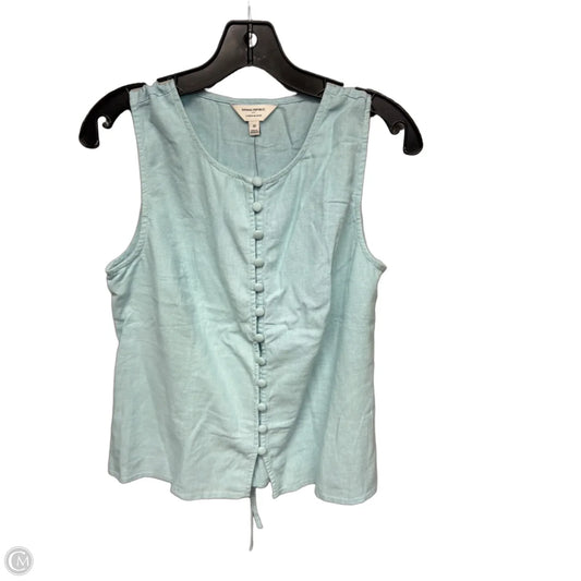 Top Sleeveless By Banana Republic In Blue, Size: 10