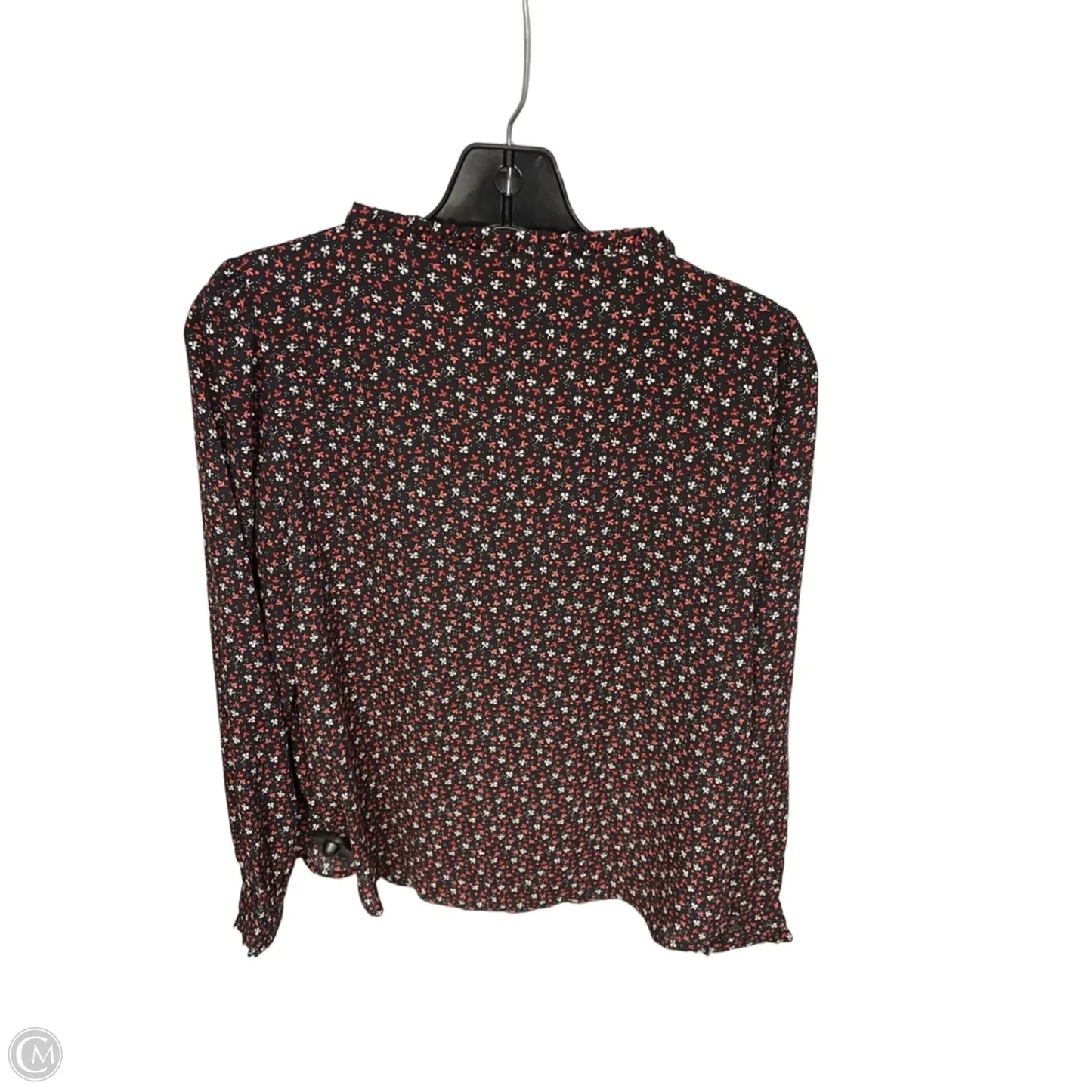 Top Long Sleeve By Loft In Black, Size: Sp