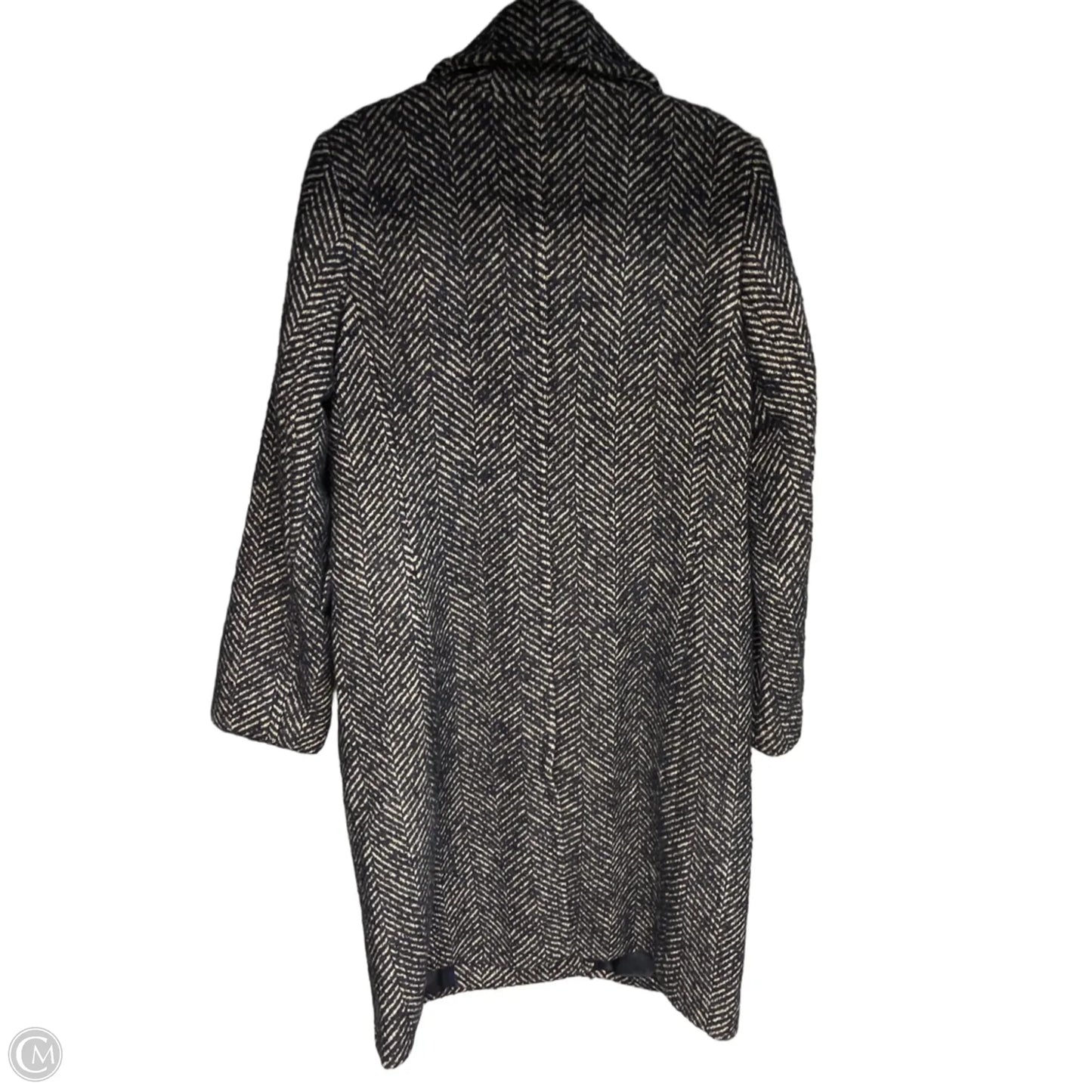 Coat Trench Coat By Banana Republic In Navy, Size: S