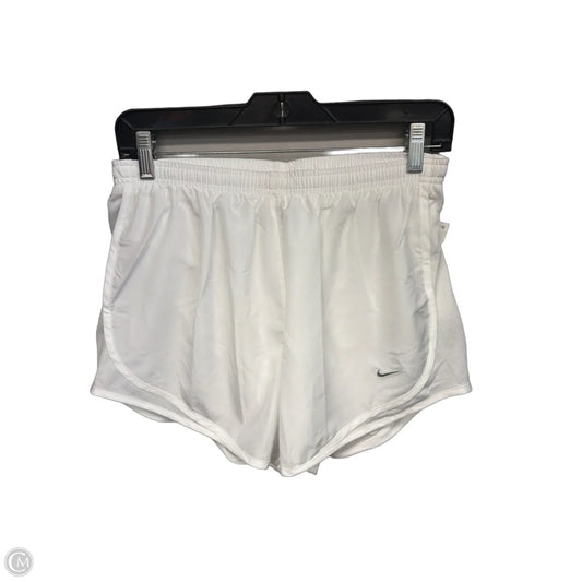 Athletic Shorts By Nike Apparel In White, Size: M
