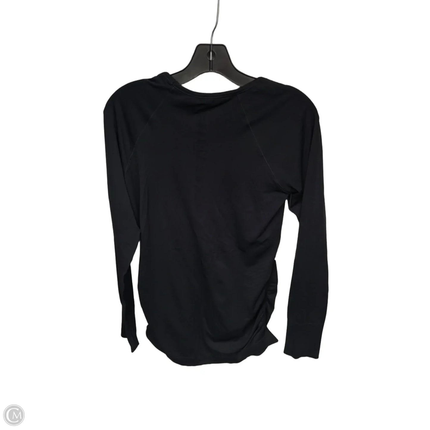 Athletic Top Long Sleeve Crewneck By Athleta In Black, Size: M