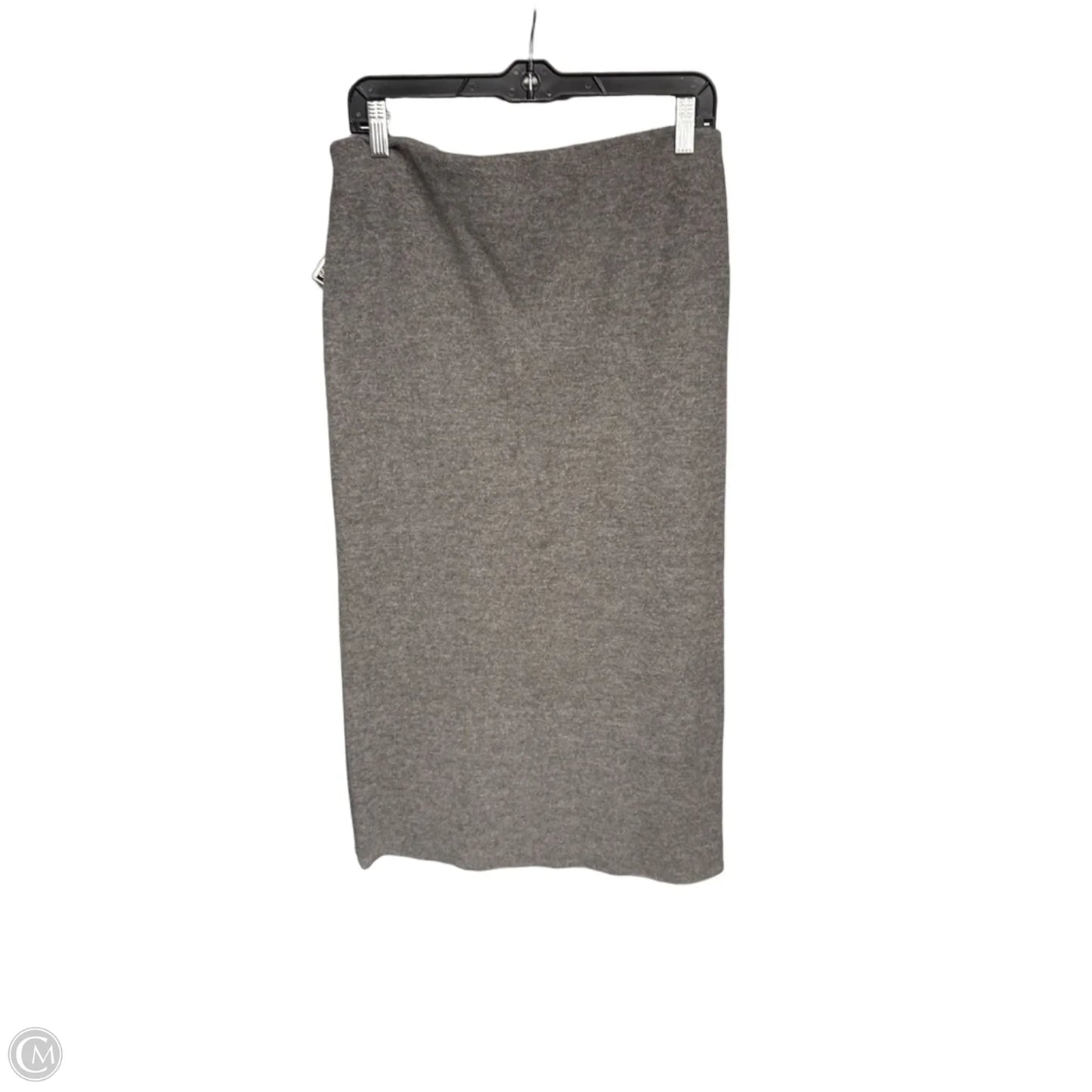 Skirt Midi By Zara In Grey, Size: L