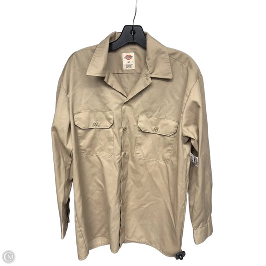 Top Long Sleeve By Dickies In Beige, Size: M