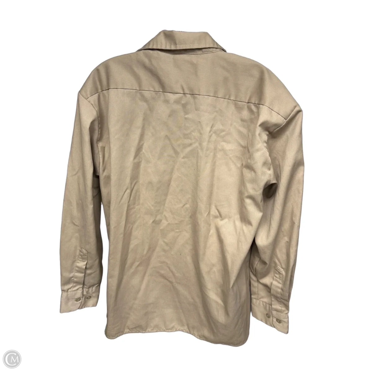 Top Long Sleeve By Dickies In Beige, Size: M