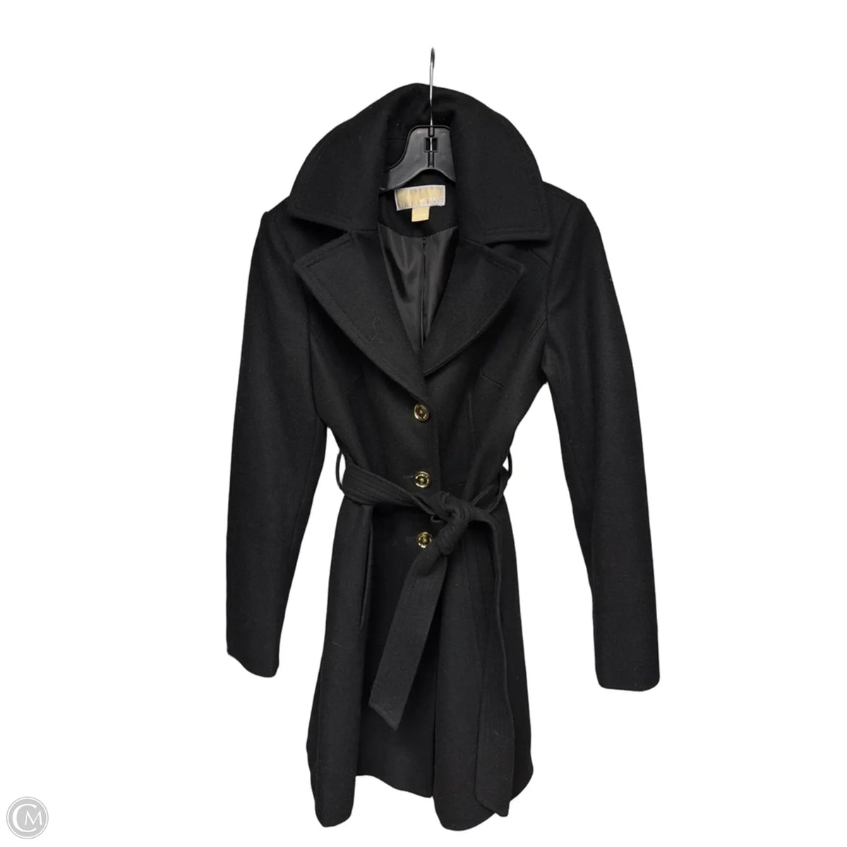 Coat Peacoat By Michael By Michael Kors In Black, Size: S
