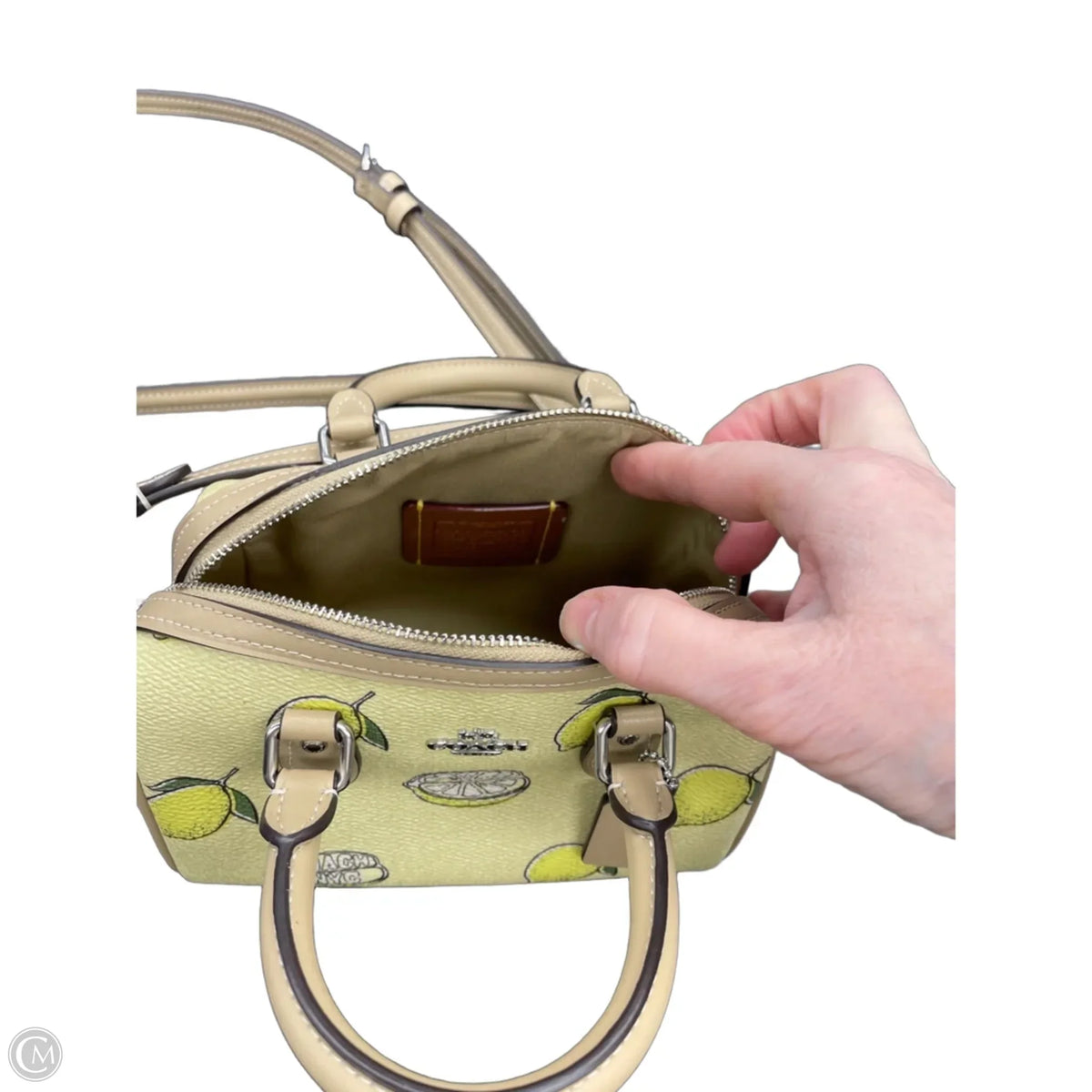 Crossbody Designer By Coach, Size: Small