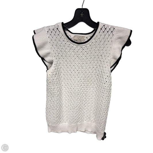 Top Sleeveless By Loft In White, Size: Mp