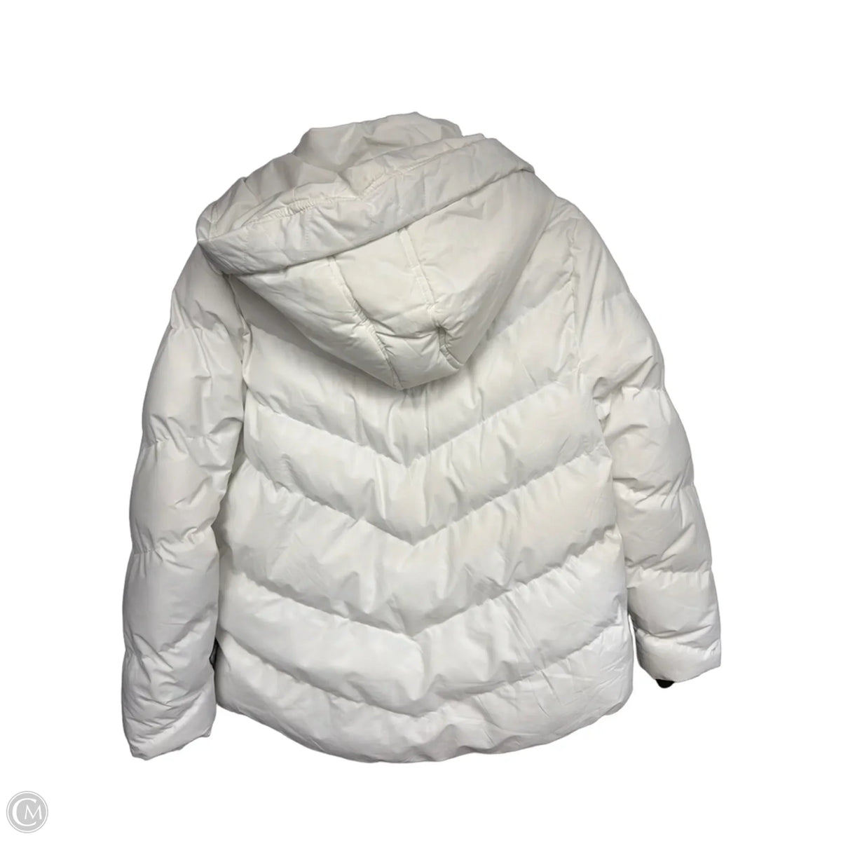 Coat Puffer & Quilted By Cmc In White, Size: L