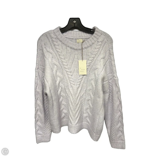 Sweater By A New Day In Purple, Size: M