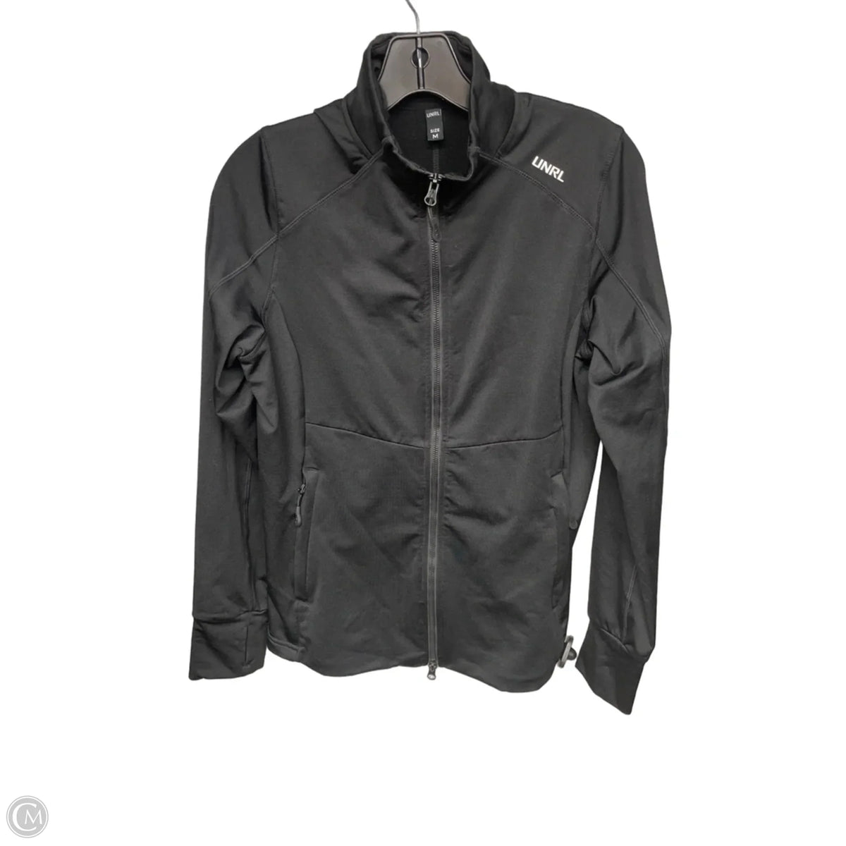 Athletic Jacket By Unrl In Black, Size: M