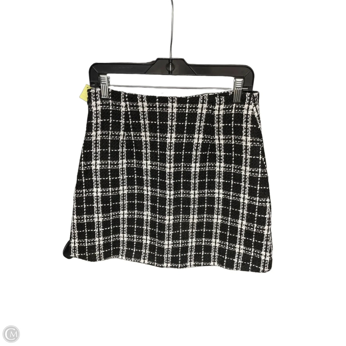 Skirt Mini & Short By Pink Lily In Black & White, Size: L